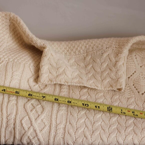Kate Hill Beige Turtleneck Petite Medium - Picture 4 of 6